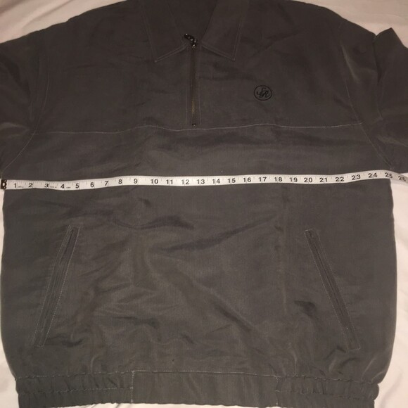 Sunderland of Scotland windbreaker Mens Large army green quarter zip waterproof - Picture 5 of 7